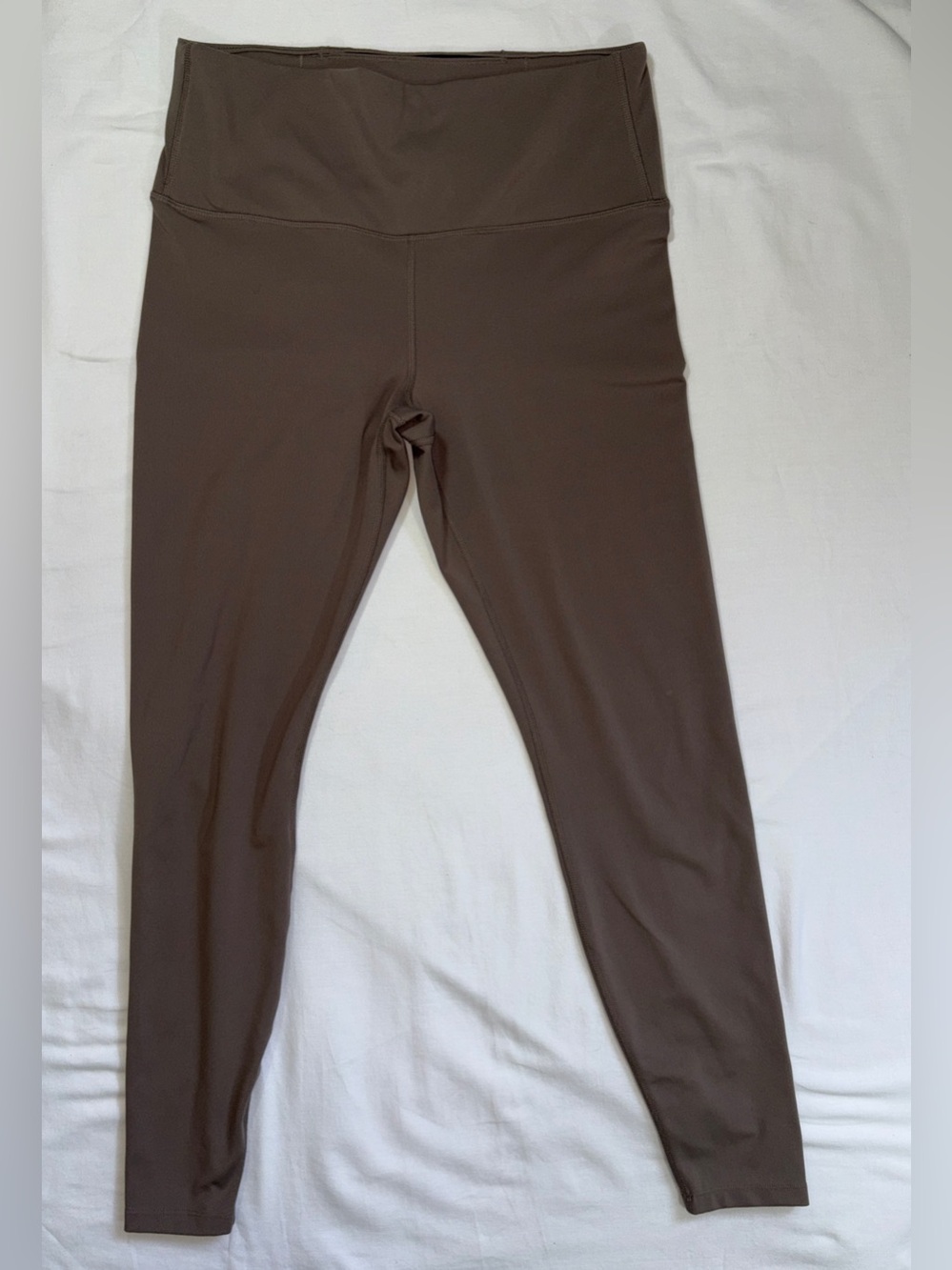 All in Motion High Rise 7/8 Leggings Taupe Brown Ankle Length Sz L